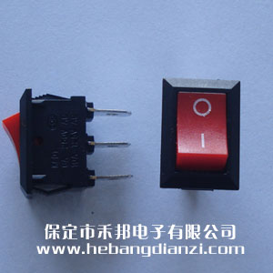 KCD1-102船型開關 紅色
