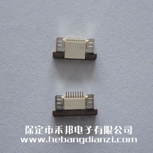 FPC座8P上 間距0.5