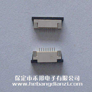 FPC座8P下 間距1.0