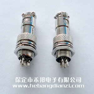 航空插頭 GX12-6P