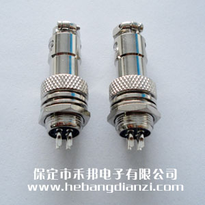 航空插頭 GX12-4P