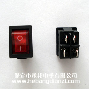KCD1-104船型開關 紅色