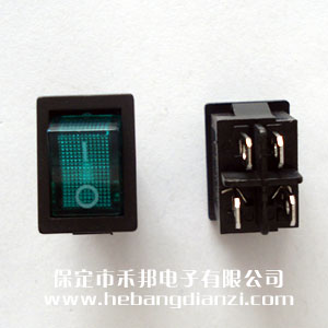 KCD1-104船型開關 綠色