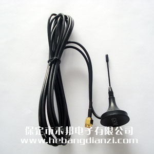 吸盤式3米天線 900-1800MHz 天線高度9cm