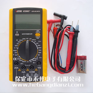 數(shù)字萬用表VC890C+