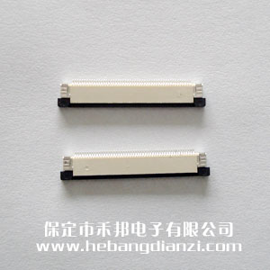 FPC座50P上 間距0.5