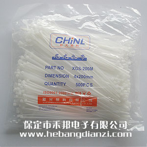 尼龍扎帶4X200 白色