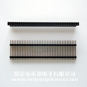 雙塑2.54雙排針 長30mm