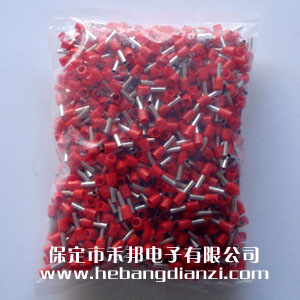 VE管型端子 E2508 內(nèi)孔徑2.3 紅色
