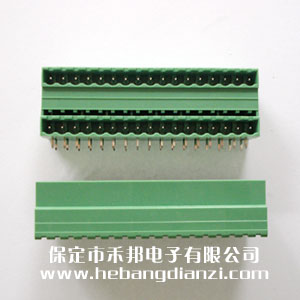 帶固定孔雙層端子臺(tái)5.08-2*17P