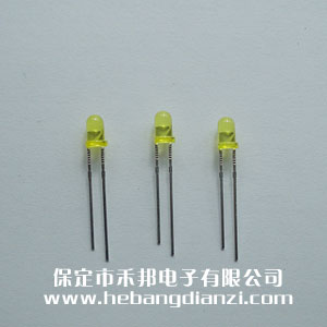 Φ3黃 高亮 短腳