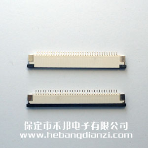 FPC座34P下 間距1.0