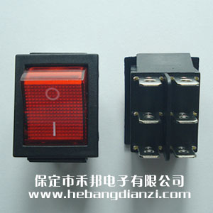 KCD2-202船型開關(guān) 紅色